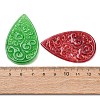 Dyed Natural Quartz Carved Big Pendants GG-CBA0022-10-3