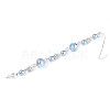 Glass and Acrylic and Imitation Pearl and Rhinestone Beads Strands MAK-T011-06G-1