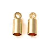 Rack Plating Brass Cord Ends KK-TAC0015-02KCG-1