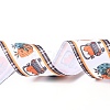 Autumn Theme Polyester Grosgrain Ribbon OCOR-I010-05C-3