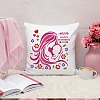 MAYJOYDIY US 1Pc Mother's Day PET Hollow Out Drawing Painting Stencils DIY-MA0004-52-7