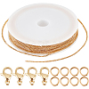 Beebeecraft DIY Chain Bracelet Necklace Making Kit CHC-BBC0001-09-1