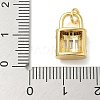 Rack Plating Brass Micro Pave Cubic Zirconia Pendants KK-K392-47G-3