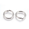 Tarnish Resistant 304 Stainless Steel Saw Cut Open Jump Rings STAS-P212-25P-19-3