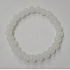 Imitation Jade Glass Beads Stretch Bracelets BJEW-PH01098-1