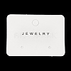 Paper Jewelry Display Cards with Hanging Hole CDIS-M005-27-1