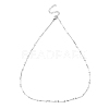 304 Stainless Steel Bar Link Chain Necklaces NJEW-K249-15P-1