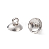 304 Stainless Steel Bead Cap Pendant Bails X-STAS-G224-24P-10-3