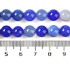 Natural Striped Agate/Banded Agate Beads Strands G-Z060-A01-B26-2