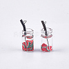 Glass Bottle Pendants LS-CRES-N017-06B-2