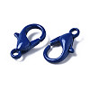 Spray Painted Eco-Friendly Alloy Lobster Claw Clasps PALLOY-T080-06E-02-NR-3