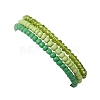 3Pcs 3 Colors Glass Seed Beaded Stretch Bracelet Sets BJEW-JB10529-01-5