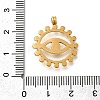 304 Stainless Steel Pendants STAS-R159-56G-05-3