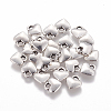 Tibetan Style Alloy Heart Charms TIBEP-LFH260Y-FF-2
