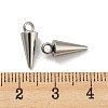 Non-Tarnish Rack Plating 201 Stainless Steel Charms STAS-S119-110P-3