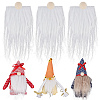 Artificial Wool Gnome Beard Costume Beard DIY-WH0188-94D-1