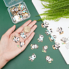 SUNNYCLUE 30Pcs 5 Style Alloy Enamel Pendants FIND-SC0003-09-3