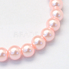 Baking Paint Glass Pearl Bead Strands X-HY-Q003-3mm-70-2