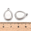 304 Stainless Steel Pendant Cabochon Settings STAS-T067-67P-3