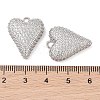Brass Micro Pave Clear Cubic Zirconia Pendants KK-S388-01P-04-3