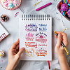 Custom Summer Theme PVC Plastic Clear Stamps DIY-WH0631-0063-2