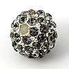 Alloy Rhinestone Beads RB-A034-10mm-A12S-2