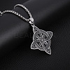 Viking Triskelion Knot 201 Stainless Steel Pendant Necklaces for Men FS-WG900AF-01-2