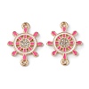 Alloy Enamel Connector Charms ENAM-I054-06F-1