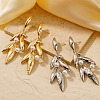 Cute and stylish Brass Leaf-shaped Stud Earrings OA0010-2-3