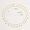 Vintage Brass Coin Charms Necklaces & Earrings Sets for Women UG1537-4