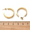 304 Stainless Steel Stud Earrings EJEW-S253-17G-5