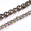 Electroplate Transparent Glass Beads Strands GLAA-T032-T6mm-AB02-4