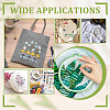 7Pcs 7 Styles Adjustable ABS Plastic Embroidery Hoops EMBR-OC0001-01-5