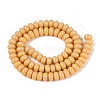 Electroplate Opaque Solid Color Glass Beads Strands GLAA-T025-8mm-18-2