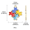Alloy Enamel Pendants ENAM-YW0002-39B-3