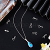 10Pcs 925 Sterling Silver Ice Pick Pinch Bails STER-BBC0001-29A-5