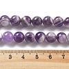 Natural Amethyst Beads Strands X-G-M445-8MM-01E-4