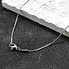 Tarnish Resistant 304 Stainless Steel Snake Chain Necklaces STAS-M174-019P-1