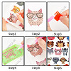 DIY Cartoon Style Animal  Sticker Kit DIY-WH0453-29-3