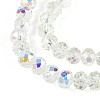 Transparent Glass Beads Strands EGLA-N016-4mm-06-3