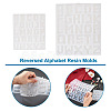2Pcs Aalphabet Silicone Molds DIY-CW0001-09-4