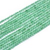 Natural Green Agate Beads Strands X-G-G792-41-1