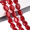 Dyed Natural White Jade Beads Strands G-N370-01A-10-1