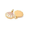 304 Stainless Steel Enamel Charms X-STAS-U061-04G-2