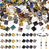180Pcs 10 Styles Electroplate Glass Seed Beads SEED-PA0001-32-1
