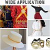 Plastic Beaded Trim Garland Strand FIND-WH0056-89-4