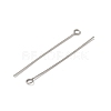 304 Stainless Steel Eye Pins STAS-K293-13P-0.6x40mm-2
