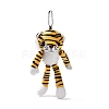 Cartoon PP Cotton Plush Simulation Soft Stuffed Animal Toy Tiger Pendants Decorations LS-HJEW-K043-07-2