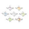 Acrylic & Tibetan Style Alloy Pendants PALLOY-JF04326-1