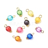Transparent Acrylic Pendants PALLOY-JF01834-06-1